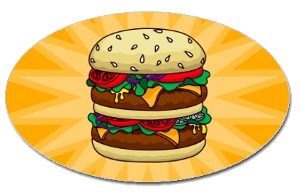 Burger Sticker!