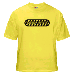 Caution Hippies! - Shirt V.1 Yellow Edition