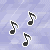 One musical note will pop up for every beat you hit in your battle combo